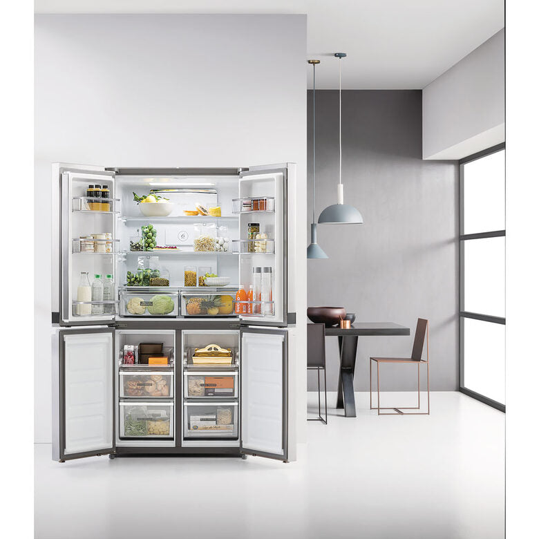 Whirlpool WQ9 B2L frigorifero side-by-side Libera installazione 591 L E Acciaio inossidabile