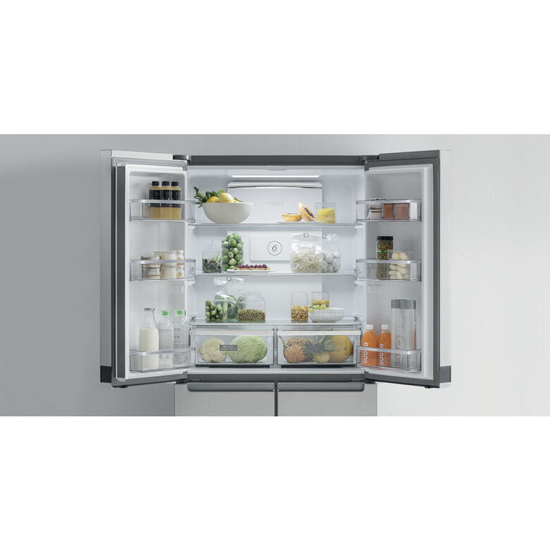 Whirlpool WQ9 B2L frigorifero side-by-side Libera installazione 591 L E Acciaio inossidabile