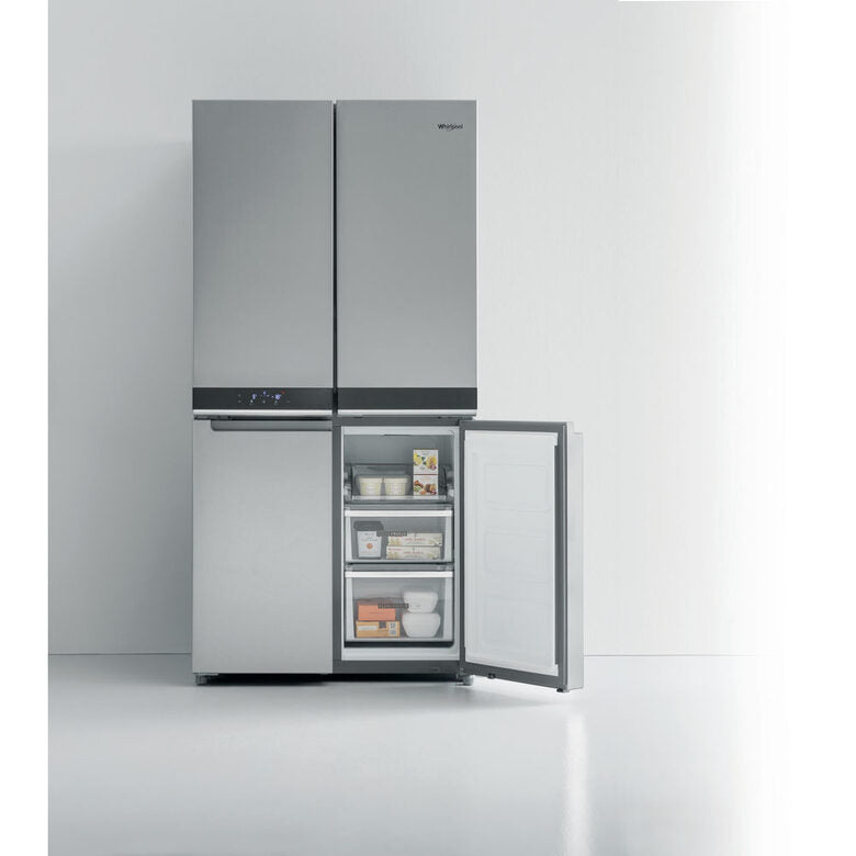 Whirlpool WQ9 B2L frigorifero side-by-side Libera installazione 591 L E Acciaio inossidabile