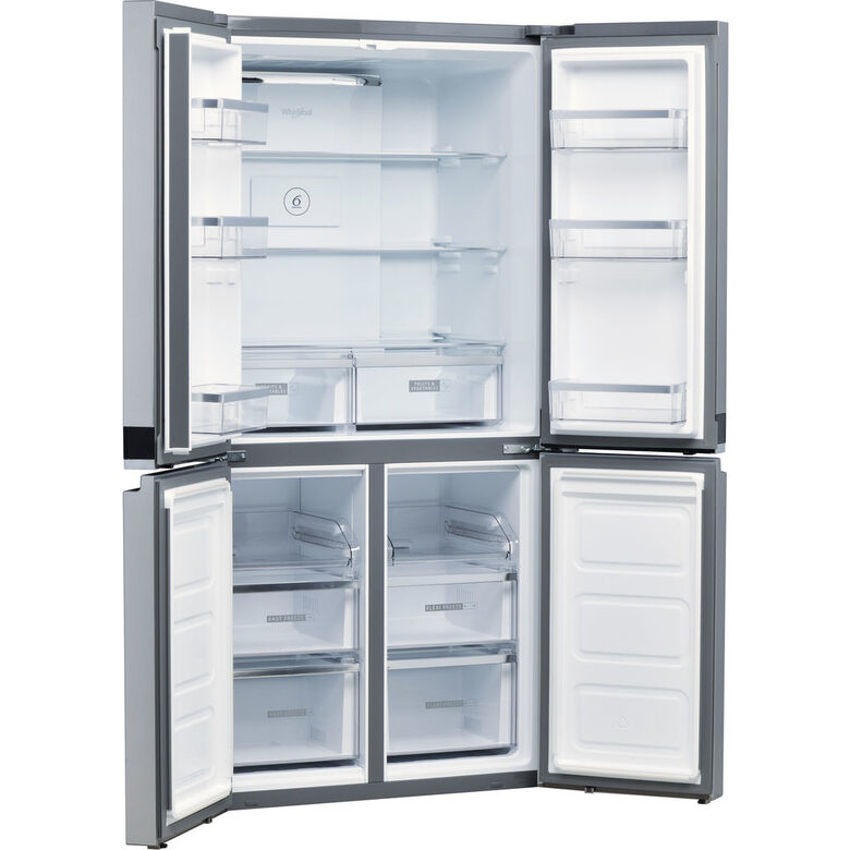 Whirlpool WQ9 B2L frigorifero side-by-side Libera installazione 591 L E Acciaio inossidabile