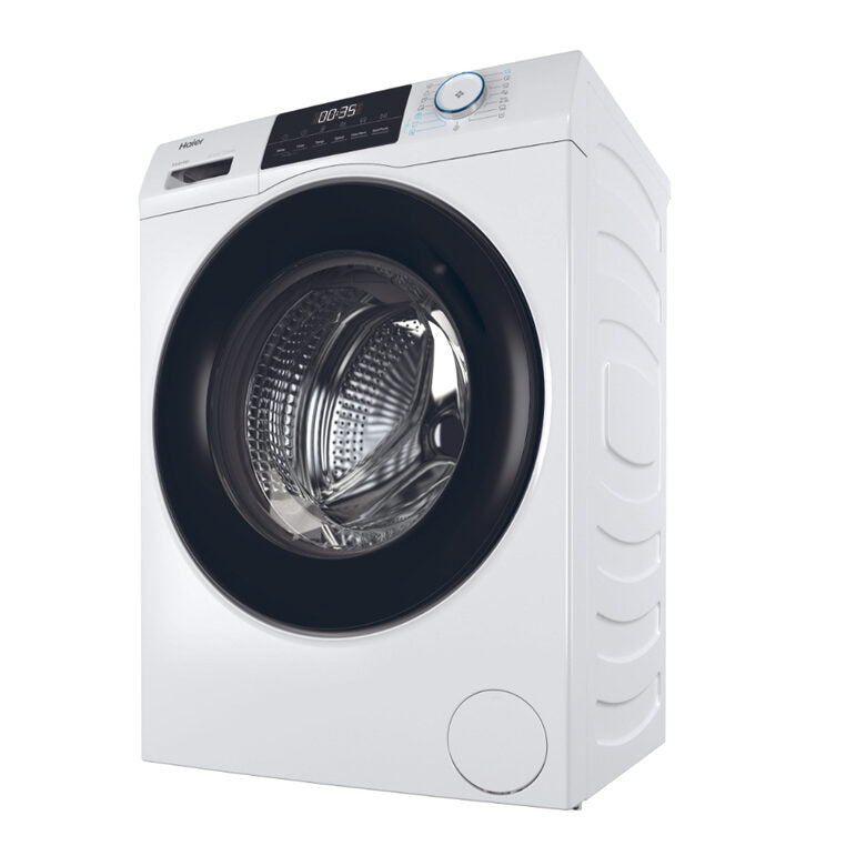 Haier HW80-BP14929A-S I-Pro Serie 1 Lavatrice A Libera Installazione 8 Kg, 1400 Giri, AI Power Drive Inverter Motor, Pillow Drum, Classe A, Bianco