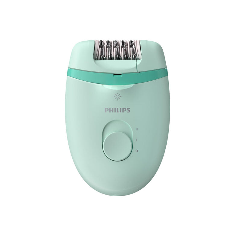 Philips Satinelle Essential Epilatore compatto con filo e Opti-light