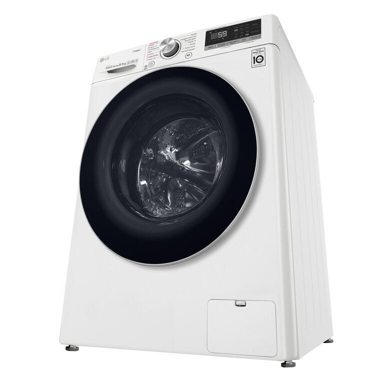 LG F2WV7S8P1 Lavatrice Slim Intelligente AIDD 8.5kg Vapore TurboWash 1400 Giri/min Carica frontale Classe A+++-30%