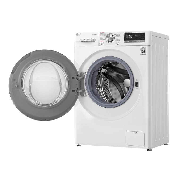 LG F2WV7S8P1 Lavatrice Slim Intelligente AIDD 8.5kg Vapore TurboWash 1400 Giri/min Carica frontale Classe A+++-30%