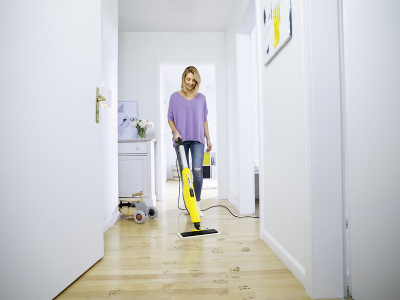 Kärcher SC 3 Upright EasyFix Pulitore a vapore verticale 0,5 L 1600 W Nero, Grigio, Giallo