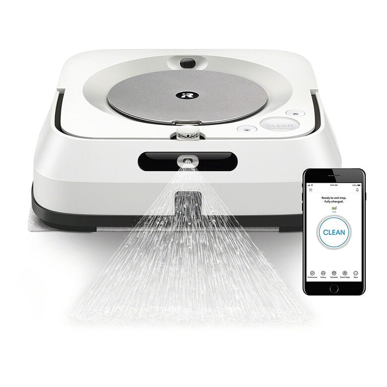 iRobot Braava Jet m6 Aspirapolvere Robot Combi Bianco