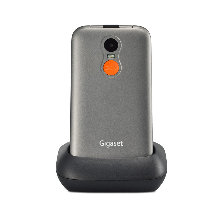 Gigaset GL590 7,11 cm (2.8") 113 g Argento Telefono per anziani