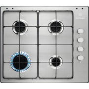Electrolux EGS6404SX Acciaio inossidabile Da incasso 60 cm Gas 4 Fornello(i)