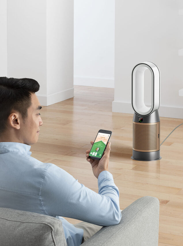 Dyson HP12 Ventilatore Purificatore Hot+Cool HP2 De-Nox 27 m² 63 dB Oro, Bianco