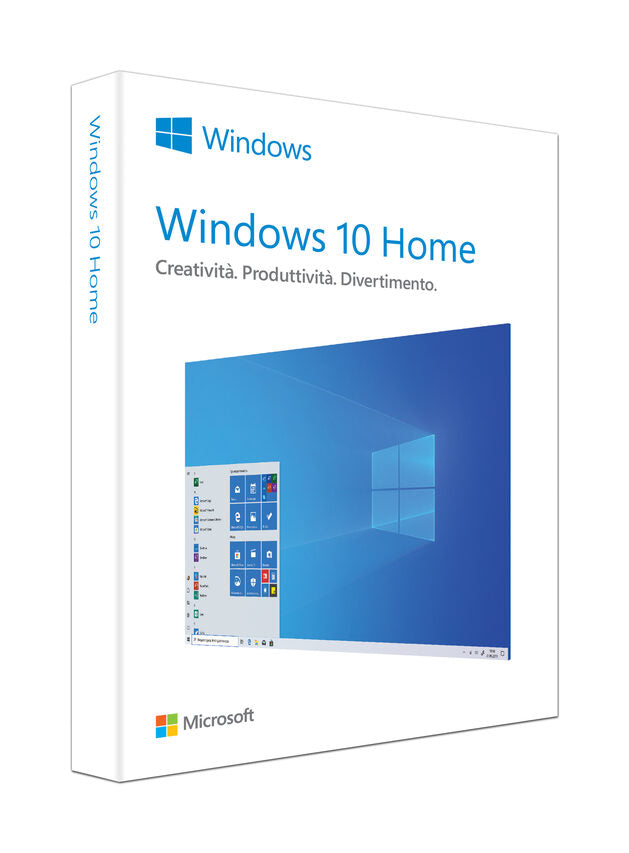 Microsoft Windows 10 Home Prodotto completamente confezionato (FPP) 1 licenza/e