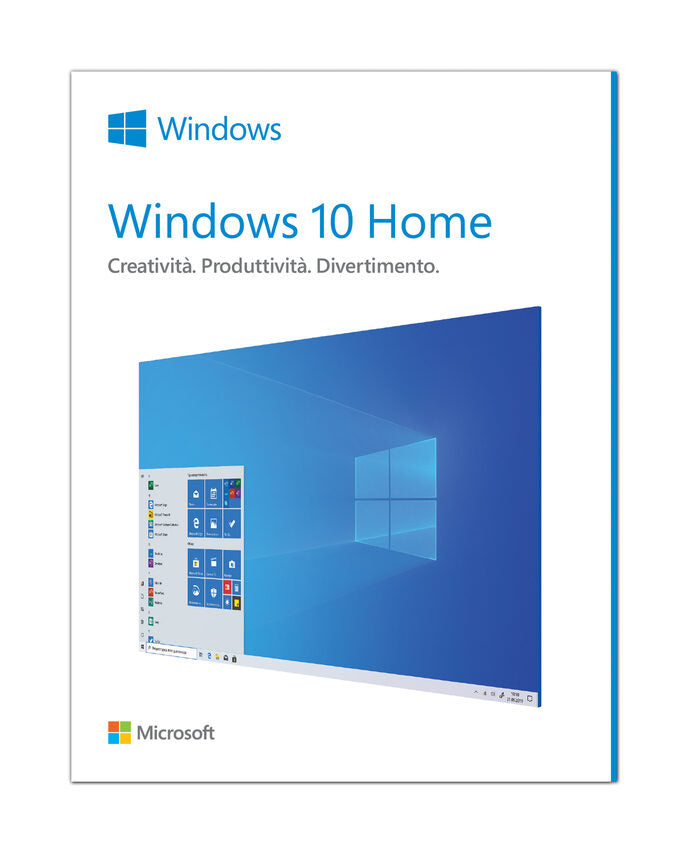 Microsoft Windows 10 Home Prodotto completamente confezionato (FPP) 1 licenza/e