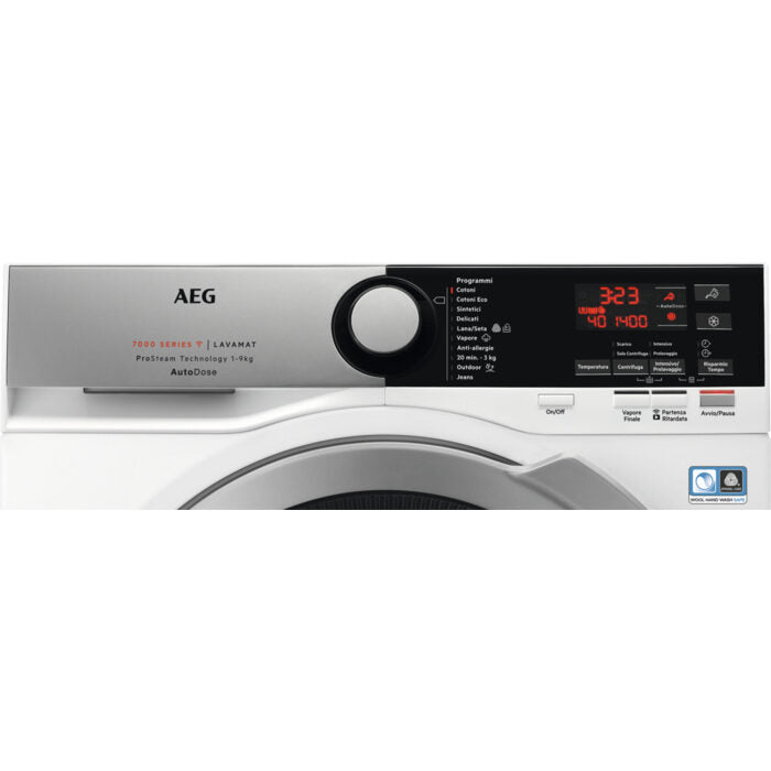 AEG L7FE96SQ lavatrice Caricamento frontale 9 kg 1600 Giri/min C Bianco