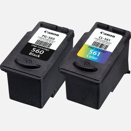 Canon PG-560 / CL-561 cartuccia d'inchiostro 2 pz Originale Resa standard Nero, Ciano, Magenta, Giallo