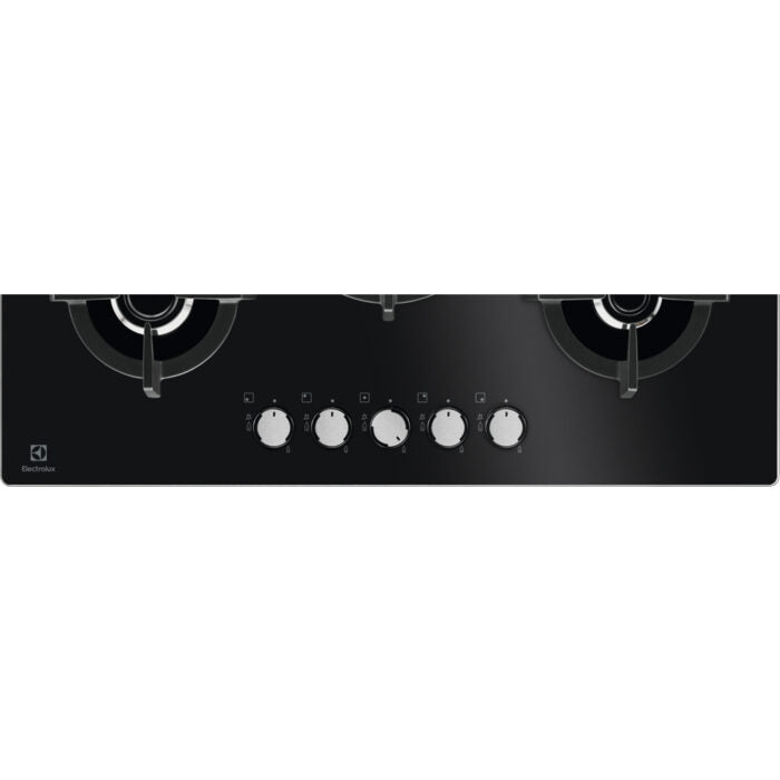 Electrolux EGG7537K Nero Da incasso 75 cm Gas 5 Fornello(i)