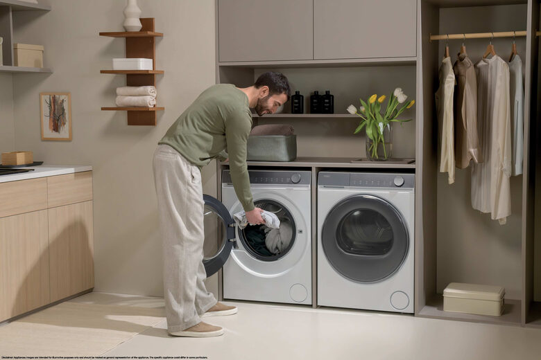 Haier HW100-B14367U1 X Serie 7 Lavatrice A Libera Installazione 10 Kg, 1400 Giri, Classe A, Bianco
