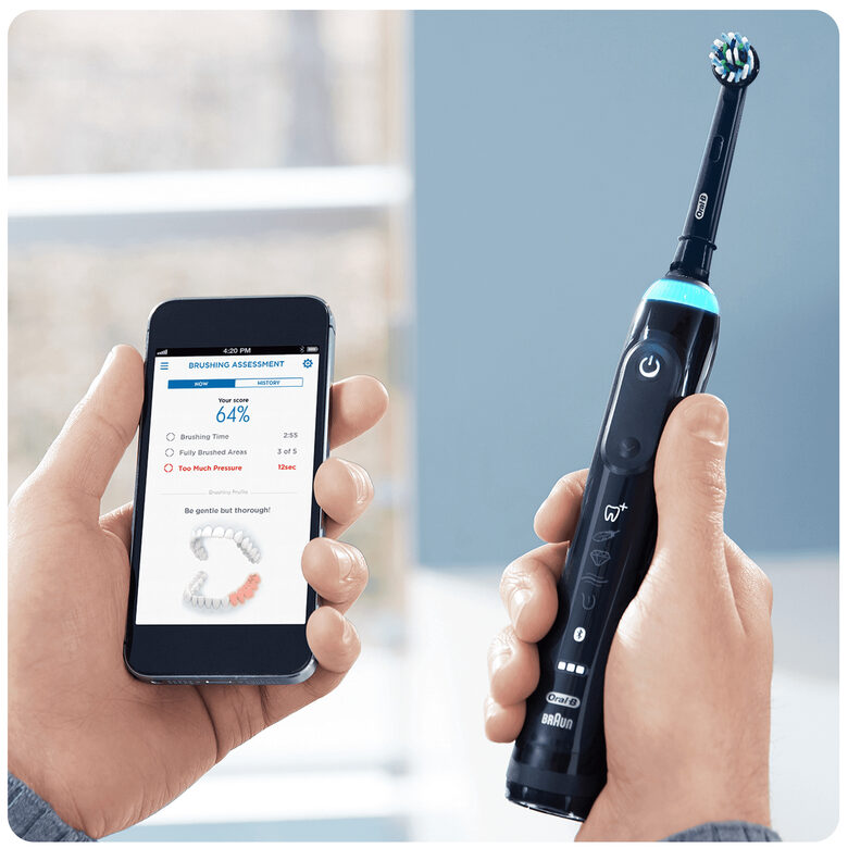 Oral-B Genius 10900N Spazzolini Elettrici Oro Rosa E Nero