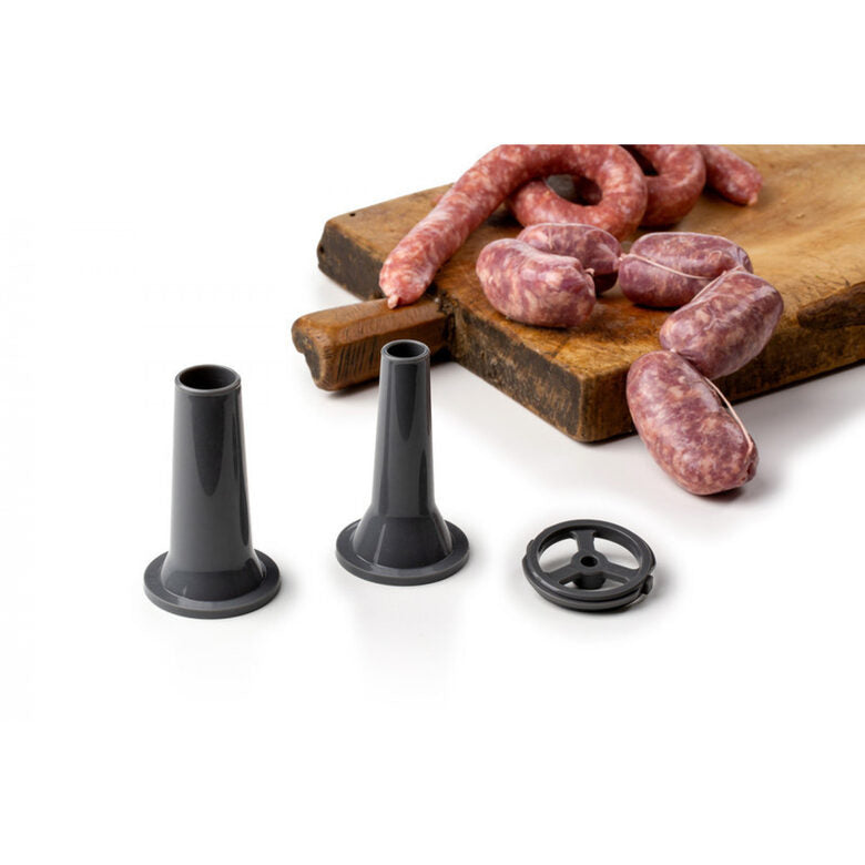 Ariete 4079 Accessorio tritacarne, insaccati e trafila pasta, Kit completo di accessori per Impastatrice Moderna di mod. 1589, Grigio