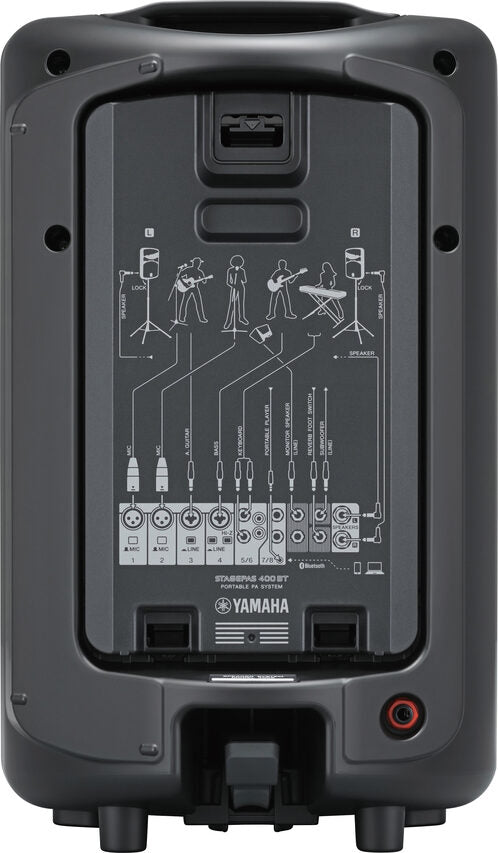Yamaha Stagepas 400BT Sistema PA indipendente 400 W Nero