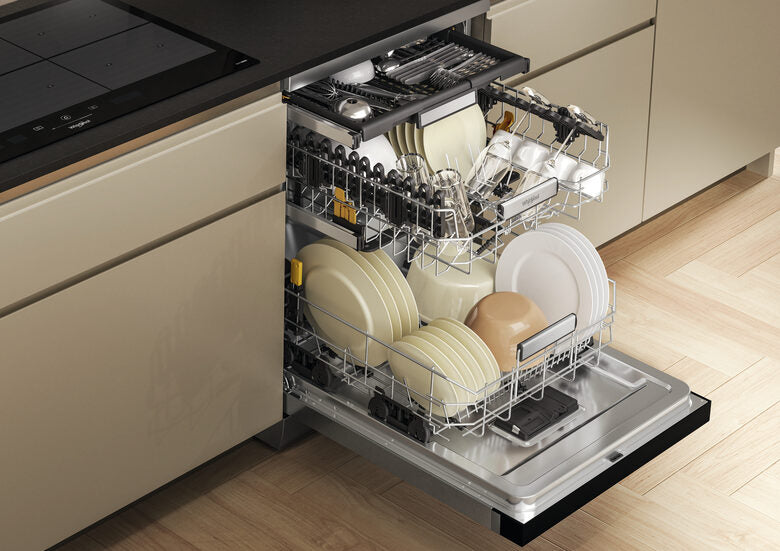 Whirlpool W7F HS51 X Lavastoviglie Libera installazione 15 coperti B