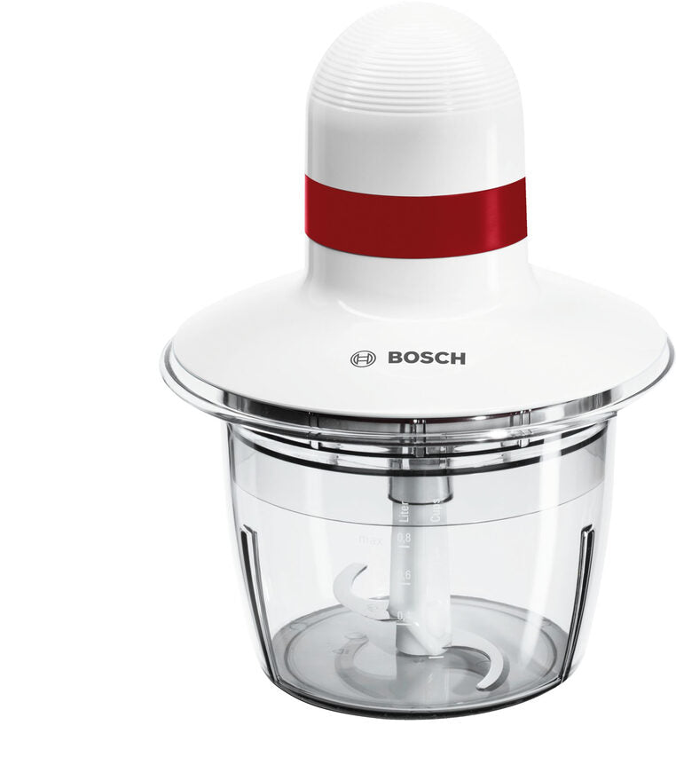 Bosch MMRP1000 tritaverdure elettrico 0,8 L 400 W Rosso, Trasparente, Bianco