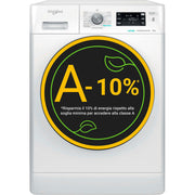 Whirlpool FFB 9479 BV IT Lavatrice A Libera Installazione 9 Kg, 1400 Giri, Tecnologia 6° Senso, Freshcare+ Con Vapore, Classe B, Bianco
