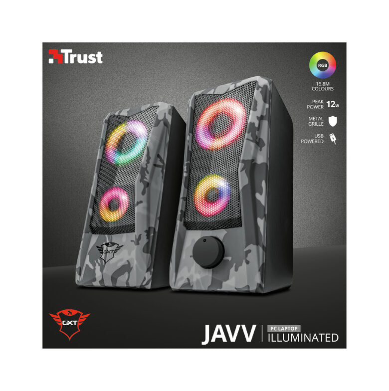 Trust GXT 606 Javv Nero, Grigio Cablato 6 W