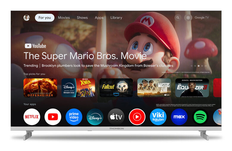 Thomson 40FG2S15W Tv Led 40" Pollici Full HD Google Tv Bianco