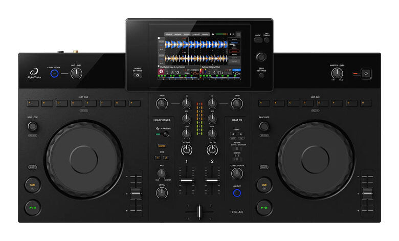 AlphaTheta XDJ-AN DJ Controller 2 canali Nero