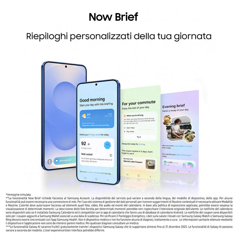 Samsung Galaxy S25+ Smartphone AI, Display 6.7'' QHD+ Dynamic AMOLED 2X, Fotocamera 50MP, RAM 12GB, 512GB, 4.900 mAh, Silver shadow