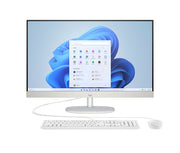 HP 27 inch All-in-One 27-cr0094nl PC Intel Core 5 120U 8 GB DDR4-SDRAM 512 GB SSD Windows 11 Home Bianco