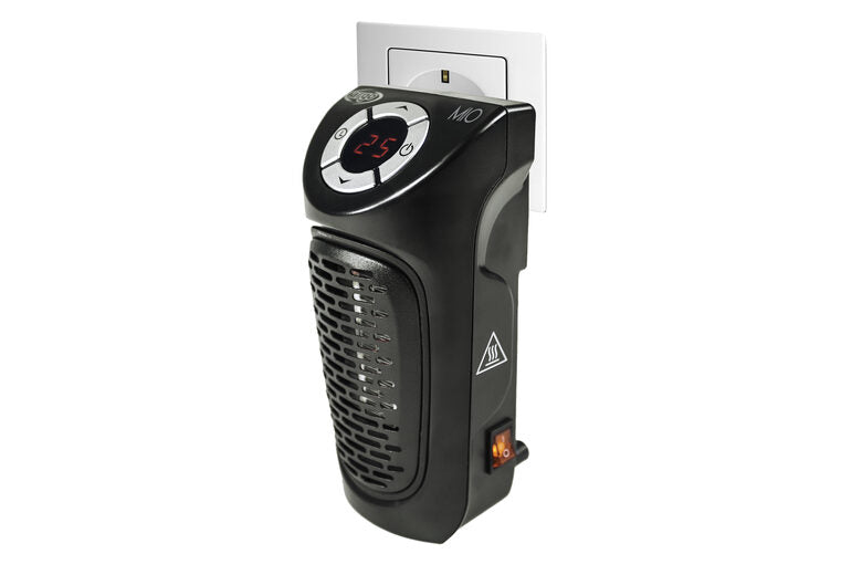Argoclima MIO stufetta elettrica Interno Nero 350 W Riscaldatore ambiente elettrico a infrarossi