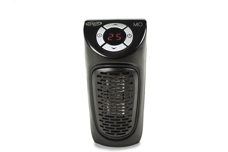 Argoclima MIO stufetta elettrica Interno Nero 350 W Riscaldatore ambiente elettrico a infrarossi