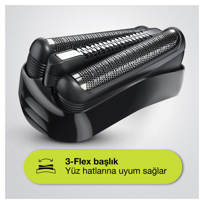 Braun Series 3 310BT Rasoio Trimmer Nero, Blu