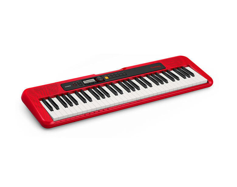 Casio CT-S200 tastiera MIDI 61 chiavi USB Rosso, Bianco