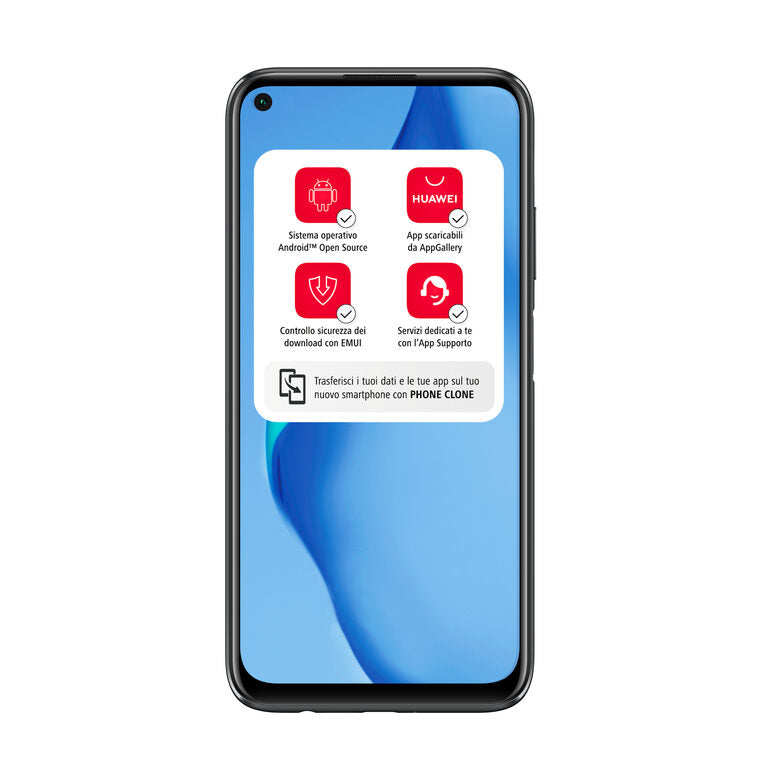 Huawei P40 lite 16,3 cm (6.4") Dual SIM ibrida Android 10.0 Huawei Mobile Services (HMS) 4G USB tipo-C 6 GB 128 GB 4200 mAh Nero