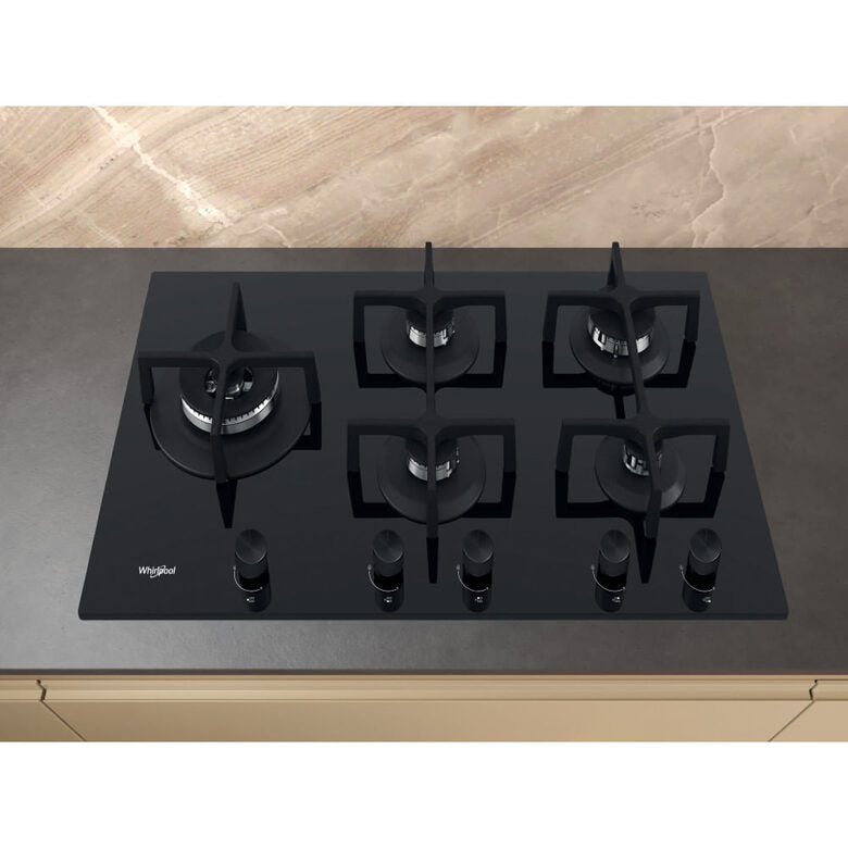 Whirlpool GOA 9523/NB1 Nero Da incasso 90 cm Gas 5 Fornello(i)