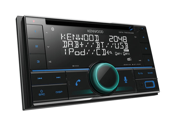 Kenwood DPX-7200DAB Ricevitore multimediale per auto Nero 50 W Bluetooth