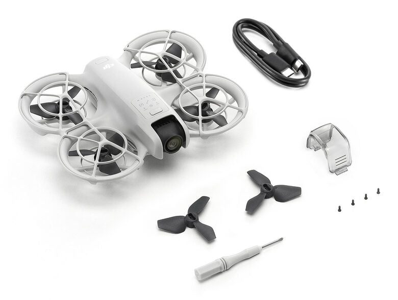 DJI Neo Drone 4 rotori Quadrirotore 12 MP 3840 x 2880 Pixel 1435 mAh Nero, Bianco