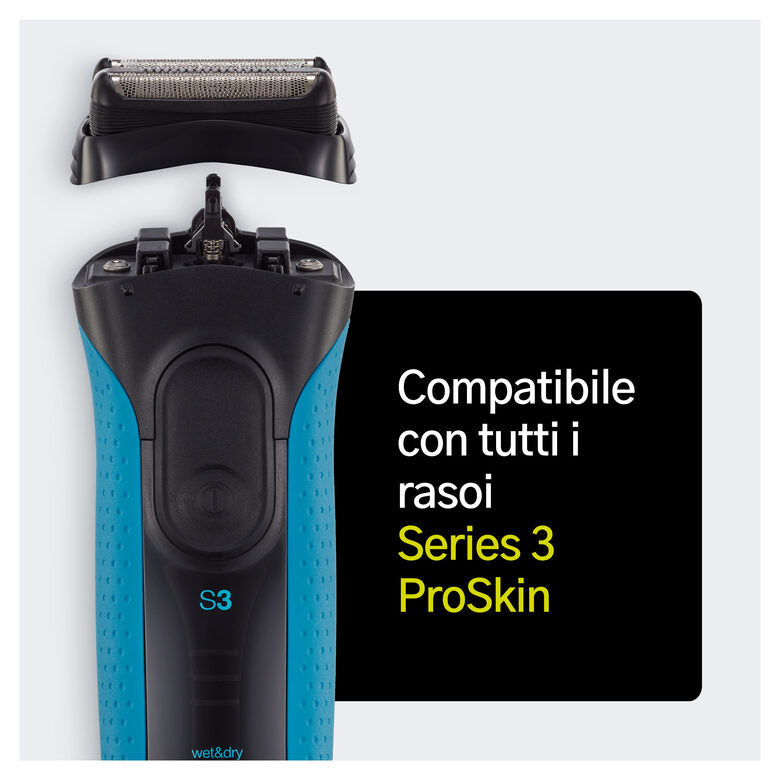 Braun Series 3 32B Testina Di Ricambio Per Rasoio Elettrico Uomo – Nero
