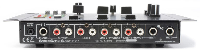 Vonyx STM-3020B 6 canali 20 - 20000 Hz Nero