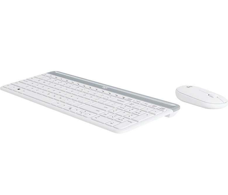 Logitech Slim Wireless Combo MK470 tastiera RF Wireless Italiano Bianco