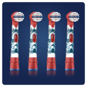 Oral-B Kids Testine Di Ricambio Bambini (4 pezzi), Star Wars