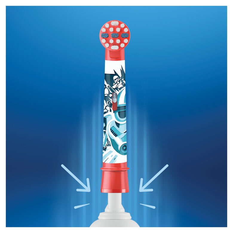 Oral-B Kids Testine Di Ricambio Bambini (4 pezzi), Star Wars
