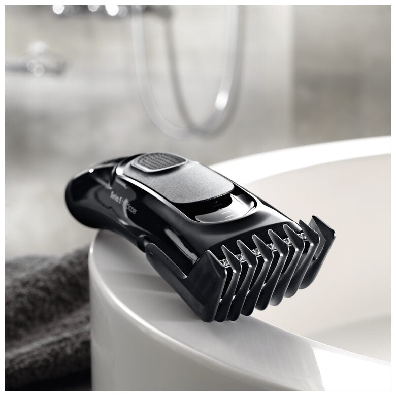 Braun HC5050 Tagliacapelli, Regolabarba Uomo e Rasoio Elettrico Barba Con 17 Impostazioni Di Lunghezza Precise E Lame Affilate Di Lunga Durata.