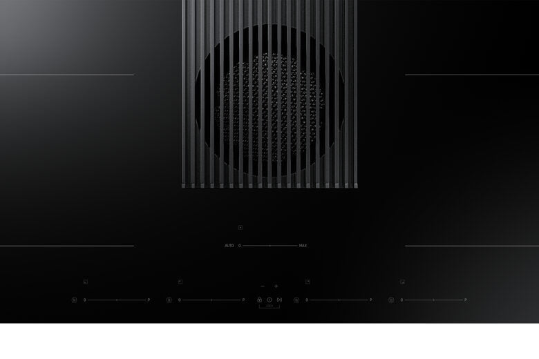Samsung Piano a induzione con cappa integrata filtrante Infinite Line™ 80cm NZ84T9747VK