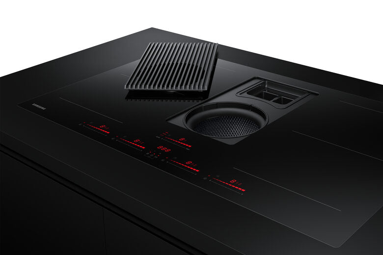 Samsung Piano a induzione con cappa integrata filtrante Infinite Line™ 80cm NZ84T9747VK