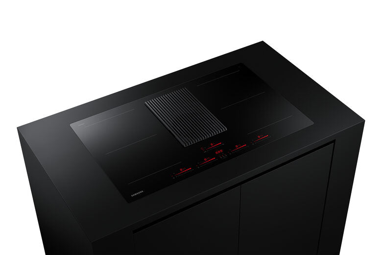 Samsung Piano a induzione con cappa integrata filtrante Infinite Line™ 80cm NZ84T9747VK