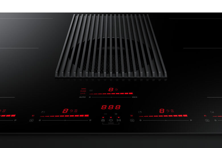 Samsung Piano a induzione con cappa integrata filtrante Infinite Line™ 80cm NZ84T9747VK