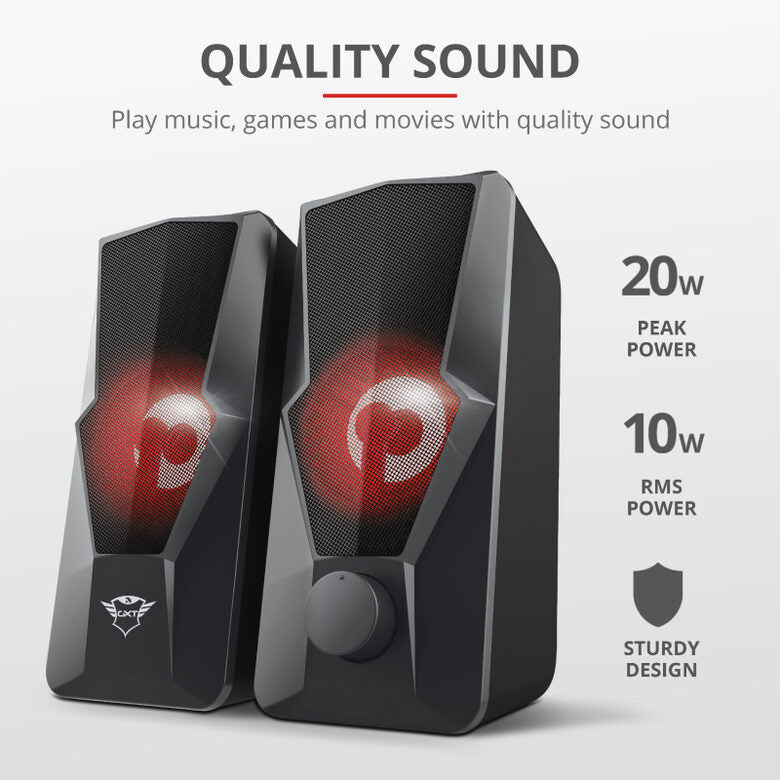 Trust GXT 610 Argus Nero Cablato 10 W