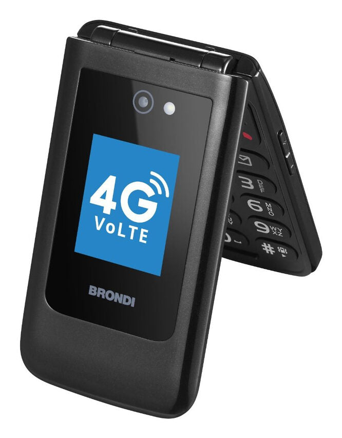 Brondi Magnum XXL Nero Telefono cellulare per anziani con tasti grandi